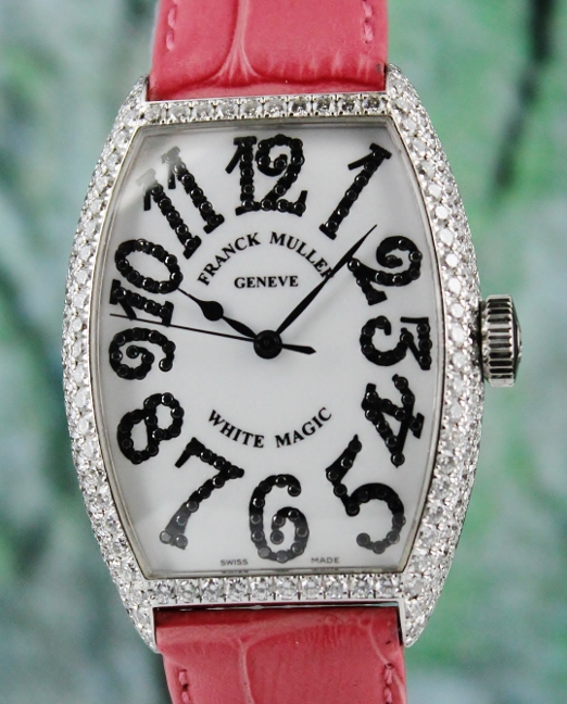 (image for) Franck Muller 18K White Gold Limited Edition "Magic" Automatic Watch / 5850 SC D